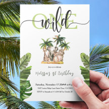 Salvaje Uno Primero Fiesta de Cumpleaños de los An