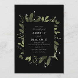 Invitación Salvaje y verde