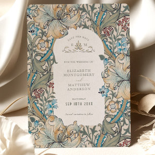 Invitación Salve la Fecha Golden Lily Rico Caramelo Morris