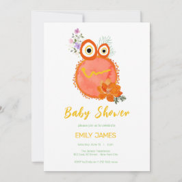 Invitación Salvemos con encanto el planeta Baby Shower Invi