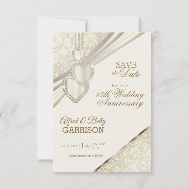 Invitación Salven la fecha - Aniversario del Creme de Marfil (Anverso)