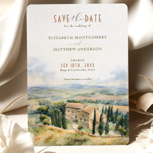 Invitación Salven La Fecha Borgo di Castelvecchio, Italia