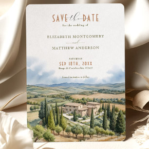 Invitación Salven La Fecha Borgo di Castelvecchio, Italia