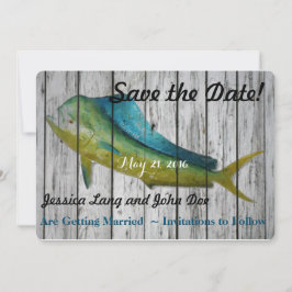 Invitación Salven la fecha con un Mahi Mahi