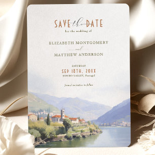Invitación Salven la fecha de destino de Douro Valley Portuga