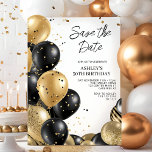 Invitación Salven la fecha elegante 50 cumpleaños<br><div class="desc">¡Crea tu propia invitación a guardar la fecha elegante 50 cumpleaños! Personalice este diseño con su propio texto. Puede realizar un personalizar adicional de este diseño seleccionando el botón "Editar detalles" si lo desea.</div>