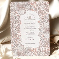 Salven la fecha Rosa de Dusty Golden Lily Morris
