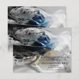Invitación Salvia Ardiente Fumando Inauguración Metafísica de
