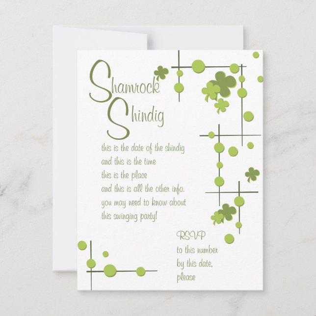 Invitación Samrock Shindig (Anverso)