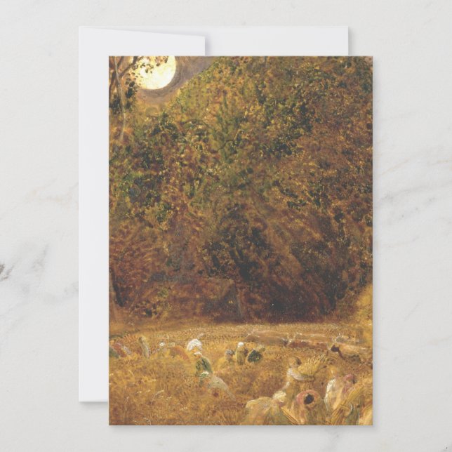 Invitación Samuel Palmer - La Luna de la Cosecha (Anverso)