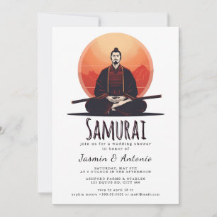 Invitación Samurái