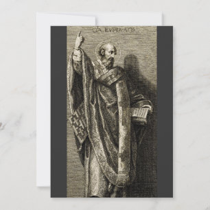 Invitación San Cirilo de Confesor de Jerusalén