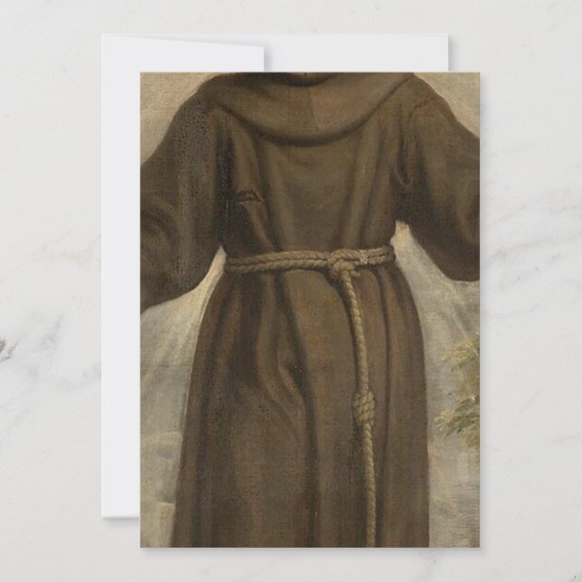 Invitación San Francisco de Asís (Anverso)