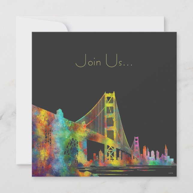 INVITACIÓN SAN FRANCISCO SKYLINE (Anverso)