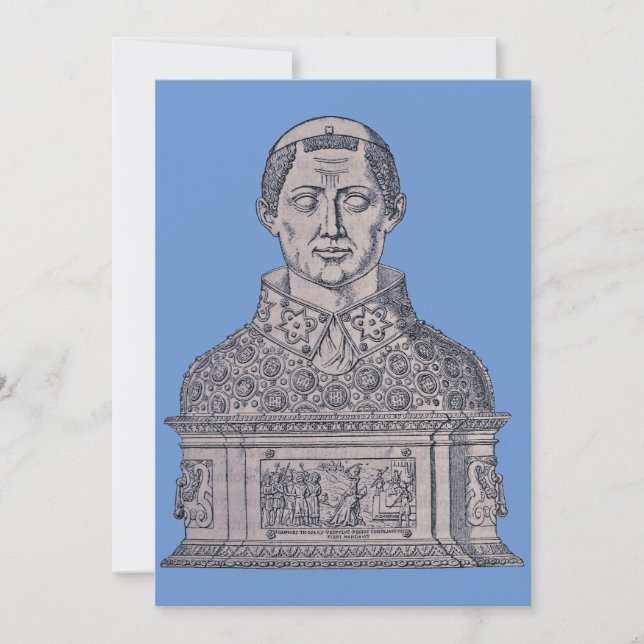Invitación San Januario de Benevento Bishop y Mártir (Anverso)