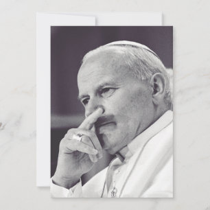 Invitación San Juan Pablo II El Gran Comunicador Arte Fino