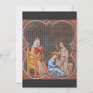 Invitación San Luis IX de Francia Patrono de Reyes Arte