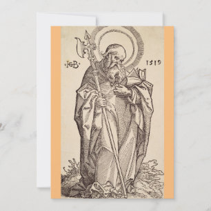 Invitación San Mateo el Evangelista - Reproducción de Arte Fi
