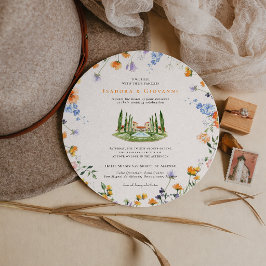 Invitación San Miguel México | Boda Floral Acuarela