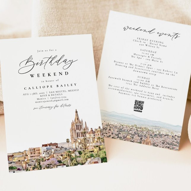 Invitación SAN MIGUEL MÉXICO Viaje Día Internacional (Subido por el creador)