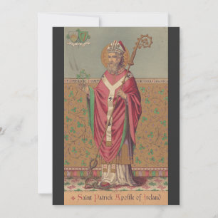 Invitación San Patricio de Irlanda Arte Céltico Sagrado