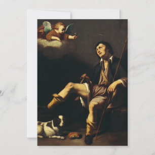 Invitación San Roque y el Ángel de Guy François