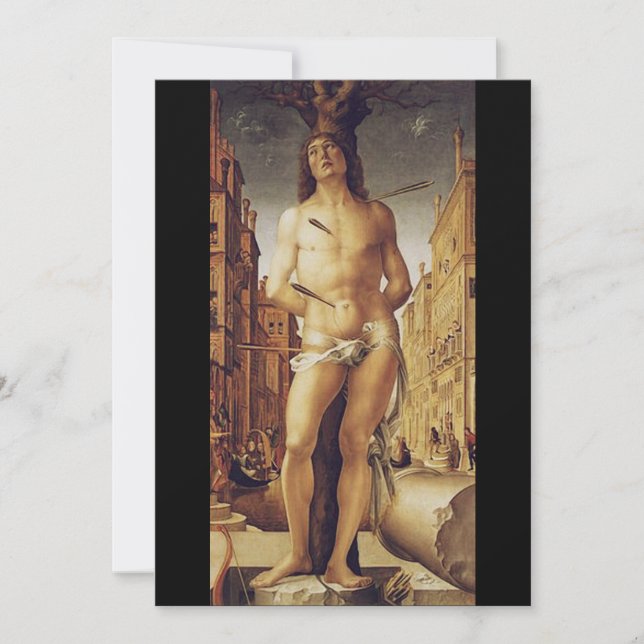 Invitación San Sebastián por Liberale Da Verona (Anverso)
