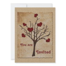 San Valentín, profundo amor rojo, árbol de frutas