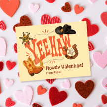 San Valentín Western YeeHaw Howdy