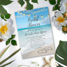 Sand Beach Bridal Shower