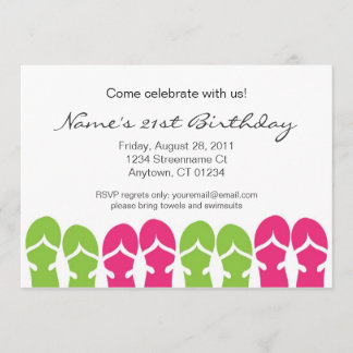 Invitación Sandal Soiree