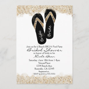 Invitación Sandalias de Dedo para Novia Verano Playa Regalo d