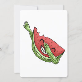 Invitación sandía divertida