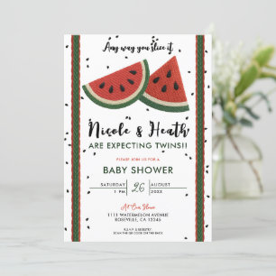 Invitación Sandía Hilo De Cualquier Manera Que La Rebanes Bab