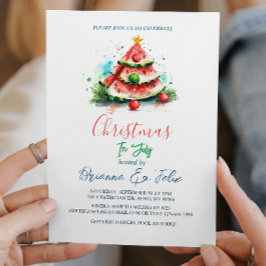 Invitación sandía I Navidades En Julio