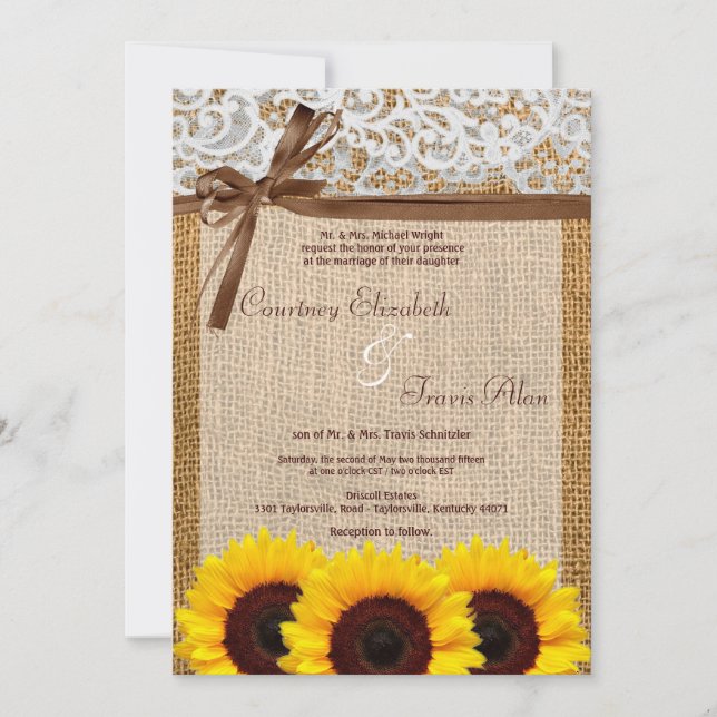 Invitación SandraWright (Anverso)