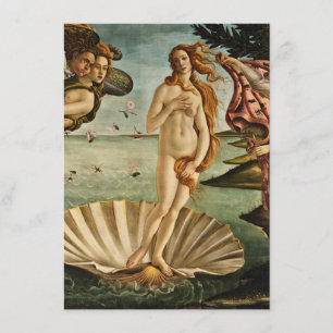 Invitación Sandro Botticelli - El nacimiento de Venus
