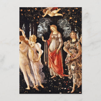Invitación Sandro Botticelli - Primavera