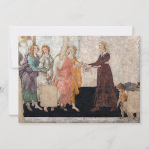 Invitación Sandro Botticelli - Venus y los Tres Grados