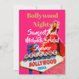 Invitación Sangeet Mehndi Henna Bridal Shower Bollywood