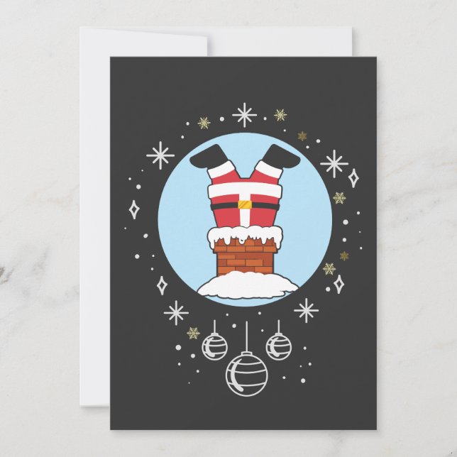 Invitación Santa Alegre Hohoho (Anverso)