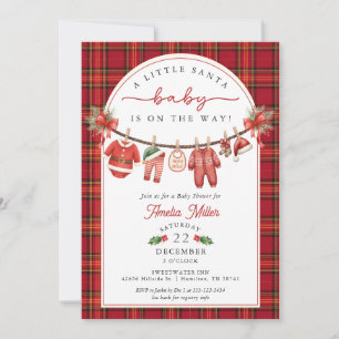 Invitación Santa Baby en Camino Ropa de Bebé Línea de Bebé Sh