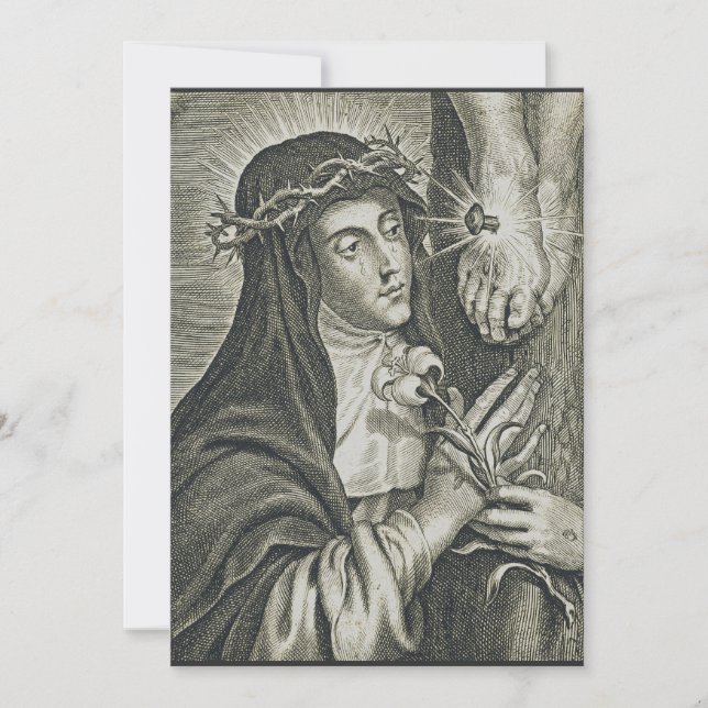 Invitación Santa Catalina de Siena (Anverso)