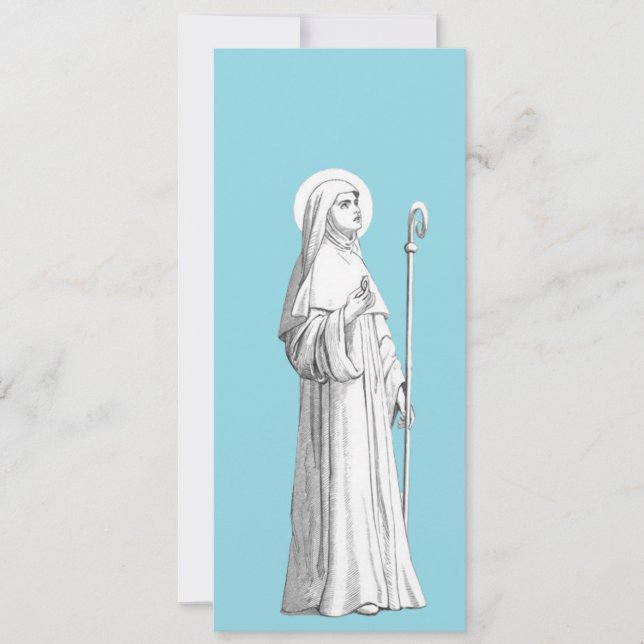 Invitación Santa Catalina de Siena Virgen (Anverso)