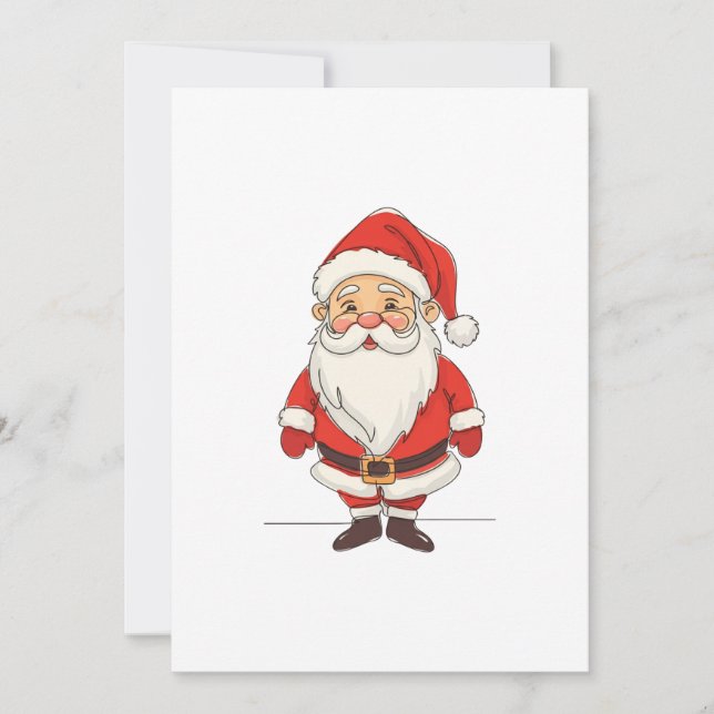Invitación santa claus (Anverso)