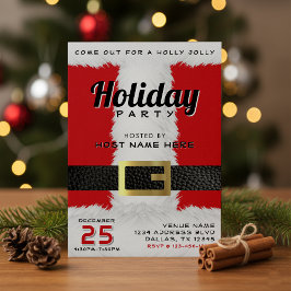 Invitación Santa Claus demanda a Navidades de festividades ro