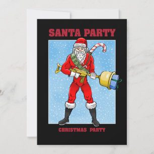 Invitación Santa Claus Feliz Navidad Parte 2