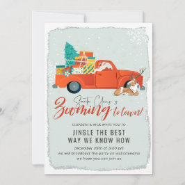 Invitación Santa Claus | Fiesta de vacaciones de Navidades vi