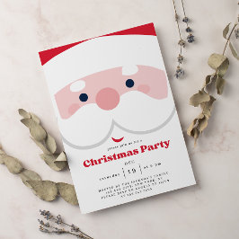 Invitación Santa Claus Merry Fiesta navideño