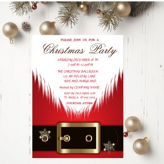 Invitación Santa Claus Suit Navidades Fiesta Corporativo (Subido por el creador)